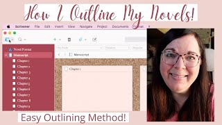 Easy Novel Outlining Method For Scrivener or other writing programs [upl. by Airamat571]