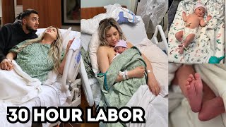 LABOR amp DELIVERY VLOG 40 WEEKS [upl. by Ardnnaed]