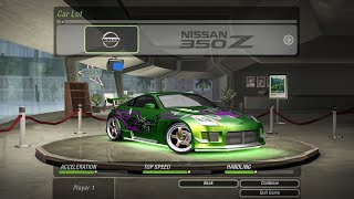 NFS Underground 2  Rachels Demo 350z [upl. by Bennett]