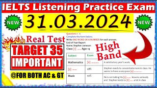 IELTS LISTENING PRACTICE TEST 2024 WITH ANSWERS  31032024 [upl. by Walt970]