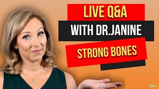 Dr Janine QampA Strong Bones Shingles Vitiligo Leptin Fake Multivitamins [upl. by Spieler]