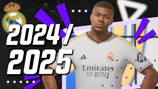 Le REAL MADRID version 2025 avec Kylian MBAPPÉ  FC24 [upl. by Nnylorac]