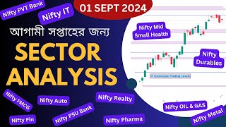 Stock Market Sector Analysis amp Prediction 1 Sept 2024 আগামী সপ্তাহের জন্য ভালো Sector [upl. by Aerdnaed]