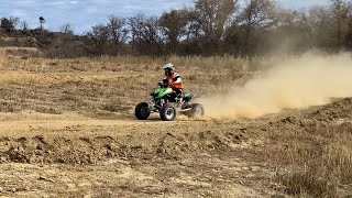 Quad mx Quad arctic cat 400 DVX ltz 400 12 [upl. by Annig]