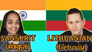 Similarities Between Sanskrit and Lithuanian [upl. by Tillfourd]