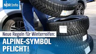 Neue Regeln Winterreifen mit AlpineSymbol ab 1 Oktober Pflicht  NDR Info [upl. by Yasmine533]