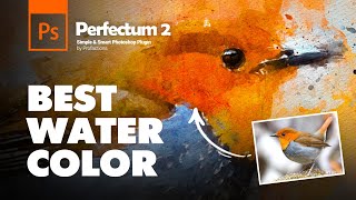 Best Photoshop Watercolor UXP Plugin  Perfectum 2 Tutorial [upl. by Zelig340]