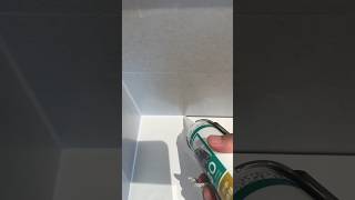 Professional White Silicone Sealant Application So Satisfying [upl. by Binni]