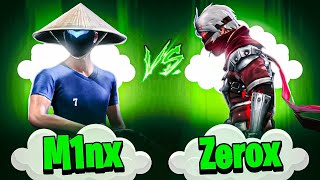 Zerox FF🇳🇵 Vs M1NX🇧🇩  Cleanest Fight Ever🍷1vs1 series 04 [upl. by Arette]