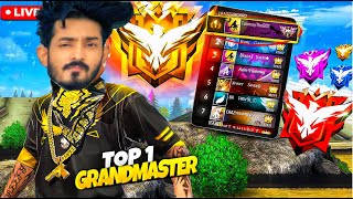 🔴Free Fire LIVE  Road to Grandmaster Region Top 1  SEASON 41 [upl. by Arytahs923]