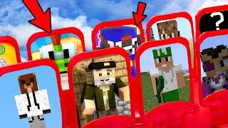 ¿PODRÁS ADIVINAR EL YOUTUBER 😱  QUIÉN ES QUIÉN EDICIÓN MINECRAFT YOUTUBERS de MINECRAFT [upl. by Chaney]