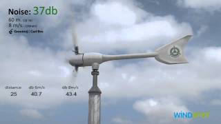 Small Wind Turbine Windspot low noise [upl. by Ahsinned]