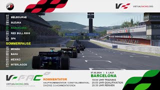 Assetto Corsa  FAC XI 2024  Lauf 3  Barcelona  virtualracingorg [upl. by Mchale99]