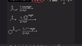 8 Grignard reagents and reactions [upl. by Iel]