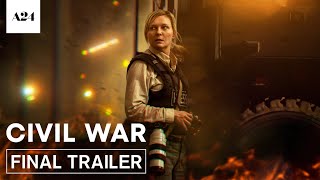 Civil War  Official Final Trailer HD  A24 [upl. by Aitnauq13]