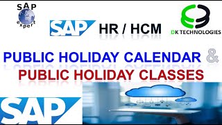 How to Configure Holiday Calendar  Factory Calendar  Holiday Class Time Management DKTECHNOLOGIES [upl. by Arraeit]