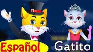 Gatito Gatito Canción Pussy Cat Pussy Cat Song  Canciones Infantiles Populares  ChuChu TV [upl. by Emogene]