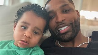 Tristan Thompson Spends a Little Time With His Adorable Son Tatum Thompson [upl. by Schindler600]