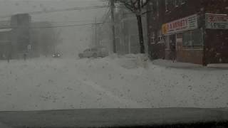 March 22 2018 Moncton Snow Storm [upl. by Einahpetse]