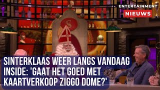 Sinterklaas checkt in bij Vandaag Inside Hoe loopt de Ziggo Dome kaartverkoop [upl. by Alletnahs722]