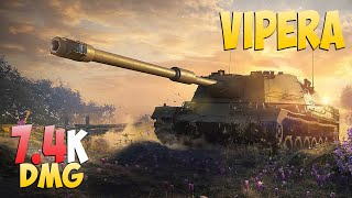 Vipera  4 Kills 74K DMG  Wonderful  World Of Tanks [upl. by Soilissav]