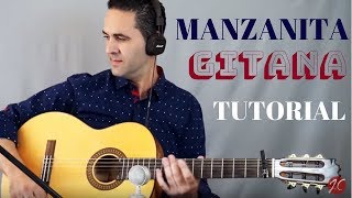 MANZANITA GITANATUTORIAL Jerónimo de carmenGuitarra flamenca [upl. by Nevart]