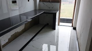 kitchen tiles work  floor tiles design kitchen granite counter [upl. by Asa165]