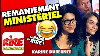 Remaniement ministériel  Karine Dubernet  Le top de lactu sur Rire amp Chansons [upl. by Onin497]