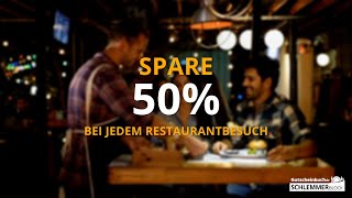 Der Schlemmerblock – Spare 50 bei deinem nächsten Restaurantbesuch [upl. by Kcaz230]