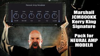 Free Marshall JCM800 2203kk Kerry King Signature Pack for Neural Amp Modeler NAM [upl. by Fonzie]