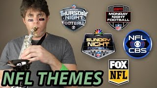 EVERY NFL THEME SONG on the SAXOPHONE 🏈🎷 [upl. by Oht]