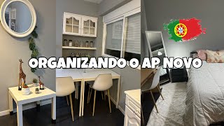 Organizando o apartamento novo minha vida em Portugal  PT 🇵🇹 [upl. by Eanrahc34]