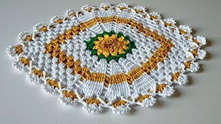 crochet table mat sousplat placemats thalposh rumalbeautyofcrochet4345 [upl. by Ruberta708]