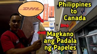 Magkano ang padala sa DHL galing Philippines to Canada  Richard Cabile Vlog [upl. by Terrence]