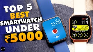 Top 5 Best Smartwatch Under ₹5000 in 2022⚡Smartwatch with GPS amp SpO2⚡Best Fitness Watch Under 5000 [upl. by Anilam]