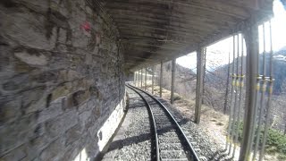 Bernina Express Pontresina  Poschiavo im Führerstand [upl. by Oryaj635]