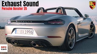 Porsche Boxster 25 Exhaust Sound 2021 [upl. by Annoda163]