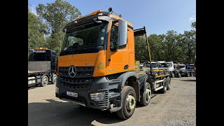 2015 Mercedes Arocs 3240 8x4 Hook Loader [upl. by Asiral]