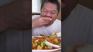 SWEET amp SOUR FISH 12 mukbang food asianfood fish eat eatingshow shortsfeed shorts asmr [upl. by Nowyt]