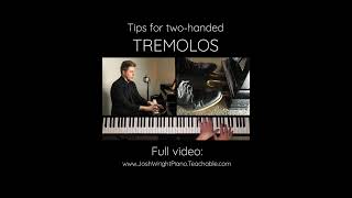 TREMOLOS Tips For Speed amp Evenness With TwoHanded Tremolos Shorts [upl. by Tnayrb]