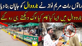 Maryam Nawaz Change Condition Of Narowal Bazar  Narowal Model Bazar  Jago News [upl. by Eiggep]