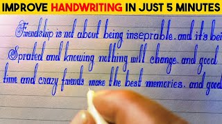 How To Improve Your HandWriting In Just 5 Days  SECRET Tips amp Tricks  Think Stream [upl. by Llenrad]