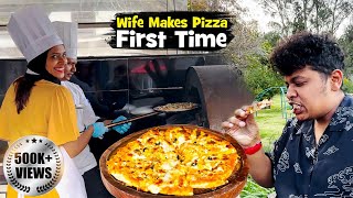 Wife Makes Pizza 🍕 in Kodaikanal  Irfans View [upl. by Assiralc71]