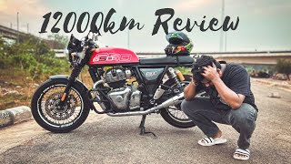 Continental GT 650 Ownership Review 12000km 2023 continentalgt650 review  Sabhya Musafir Vlogs [upl. by Ahtanaram178]