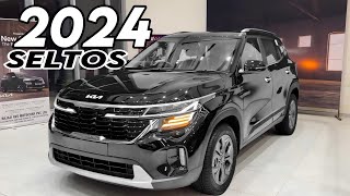 All New Kia Seltos 2024 is here 🤩 Interior Exterior Price amp Features 🔥 [upl. by Aihcsrop645]