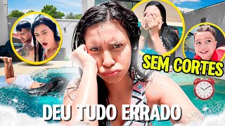 VÍDEO NA PISCINA SEM CORTES  DEU TUDO ERRADO  😱😫⏰ [upl. by Autumn691]