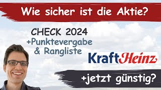 Kraft Heinz Aktienanalyse 2024 Wie sicher ist die Aktie günstig bewertet [upl. by Harald]