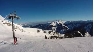 Rauris  Hochalmbahnen Piste 3a GipfelbahnSteinkar  Piste 3 GipfelbahnHochkar [upl. by Nyrek]