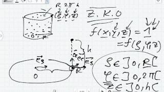 Integration in ZylinderkoordinatenVolumen eines Zylinders MehrdIntegration [upl. by Nalyad206]