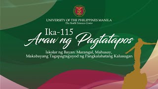 Iskolar ng Bayan Marangal Mahusay Makabayang Tagapagtaguyod ng Pangkalahatang Kalasugan [upl. by Mic]